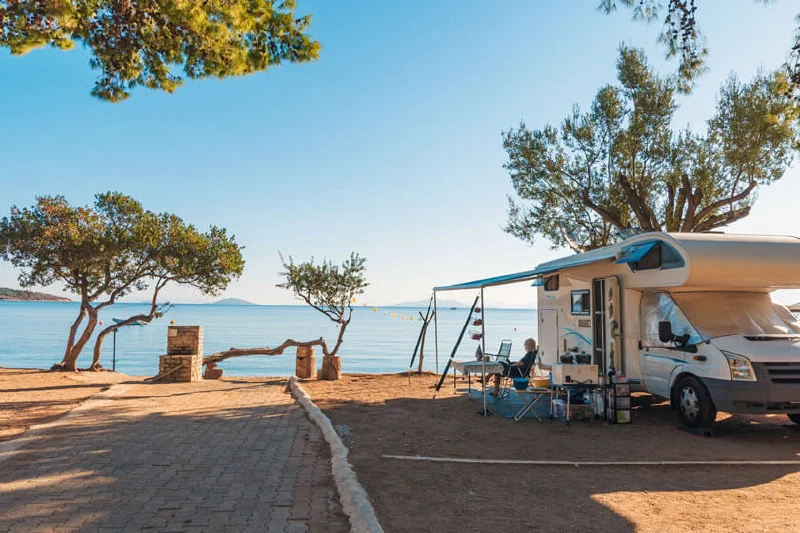 Camper mit Ausstattung