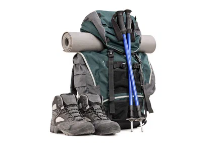 Der Rucksack ist das Wichtigste