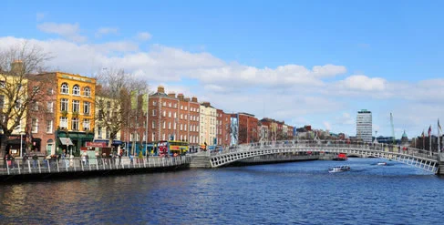 Blick auf den Liffey