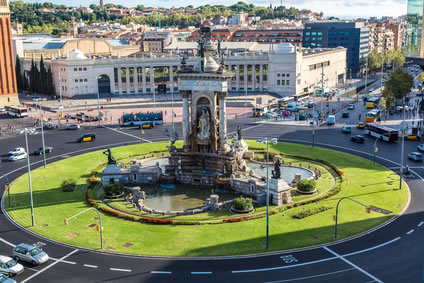 Barcelona Stadtzentrum bei einem Wochenendtrip