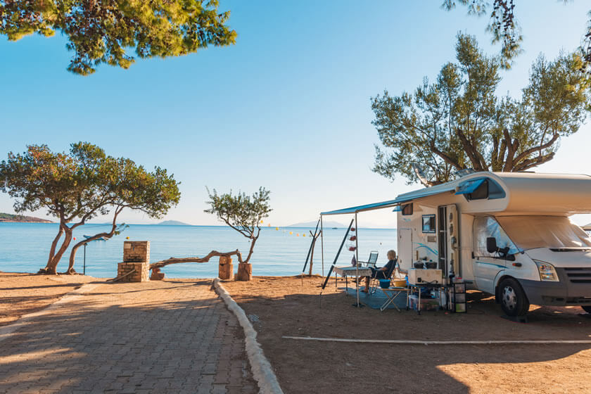 Camper mit Ausstattung