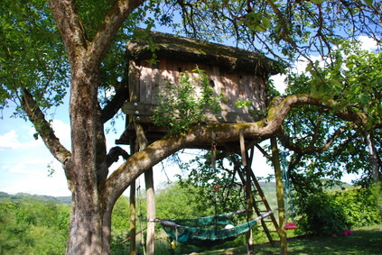 Übernachtung im Baumhaus