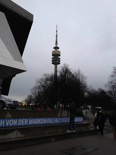 Der Olympiaturm.