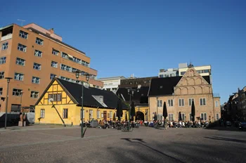 Terrasse des Cafe Celsius in Oslo