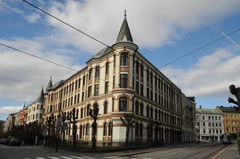 Ein Wohngebiet in Oslo