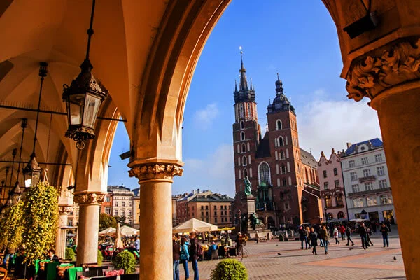 Rynek Krakau mit Marienbasilika