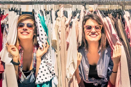 Shopping mit Freundinnen